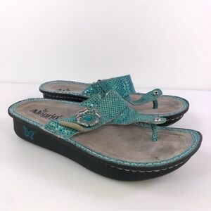 Alegria PG Lite CAR-727 Slip On Leather Sandals Women's EU 40 Size 10